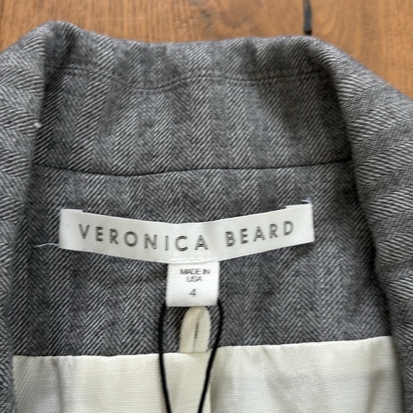 NWT Veronica Beard Adair Peak Lapel Long Back Jacket size 4 - Picture 2 of 6
